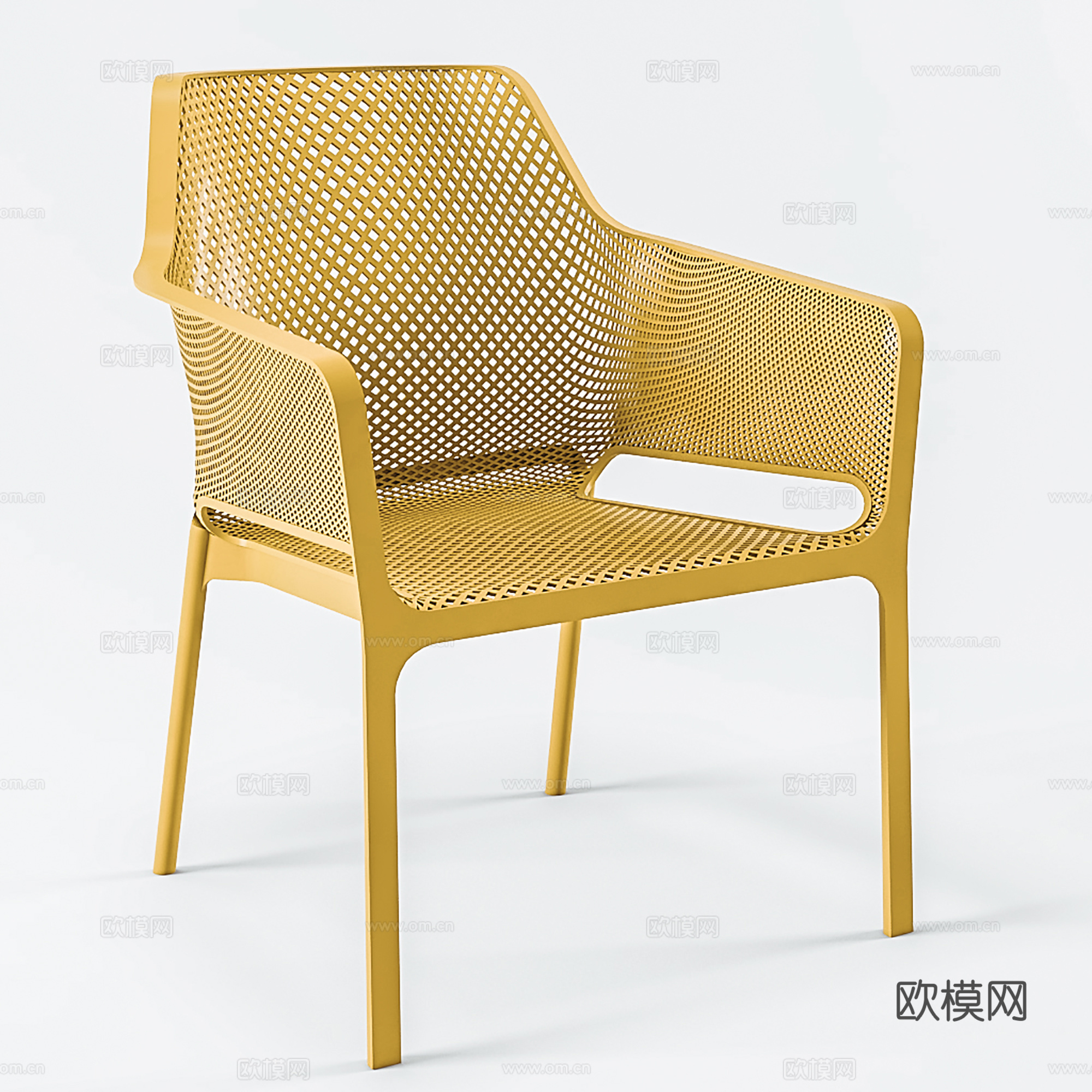 现代休闲椅子3d模型下载（渲染图1）