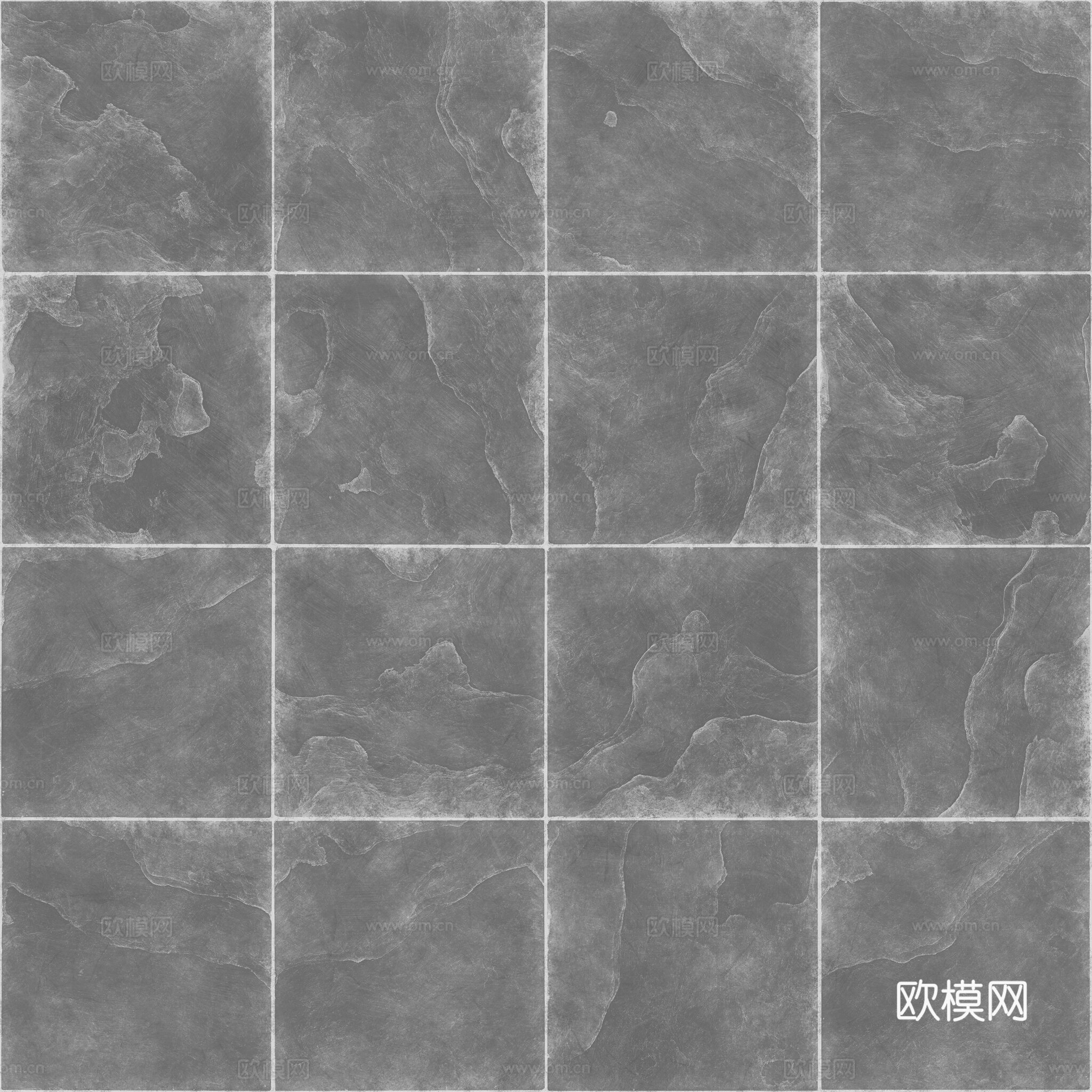 黑色方形板岩原色瓷砖纹理