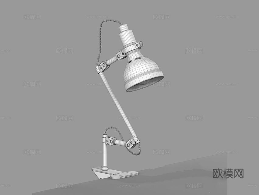 LampsShop 摇臂台灯3d模型下载（渲染图3）