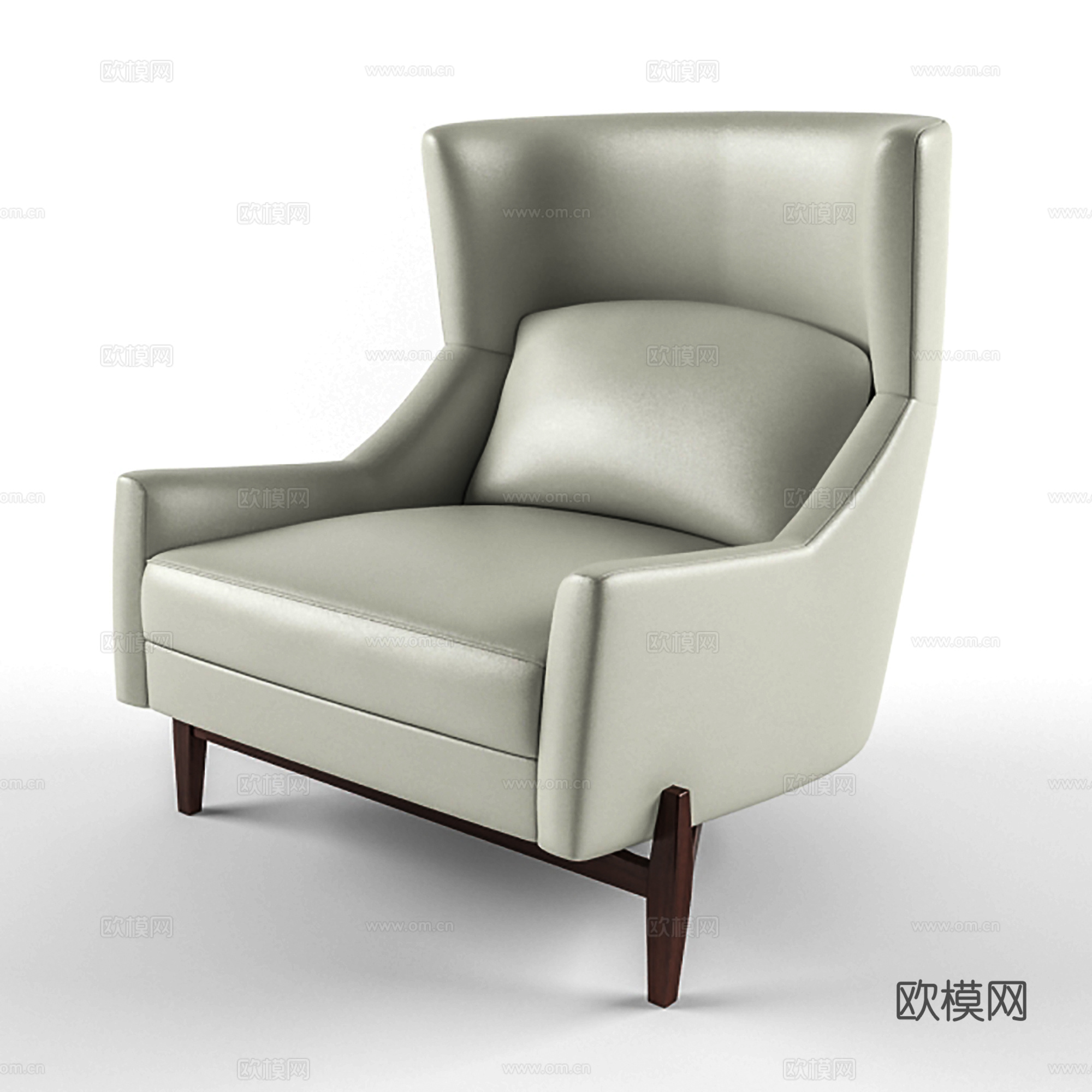 现代休闲椅子3d模型下载（渲染图1）