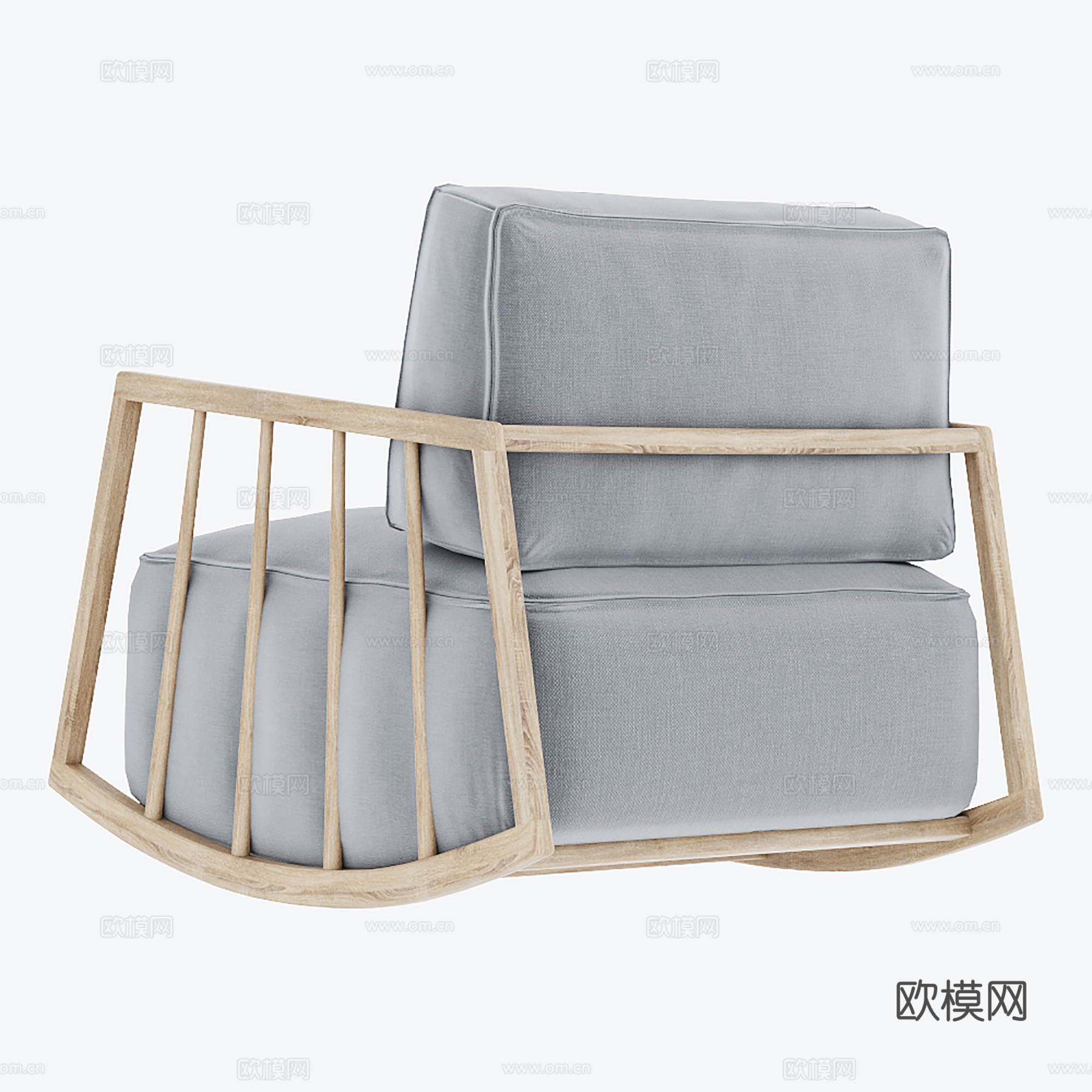 现代休闲椅子3d模型下载（渲染图3）