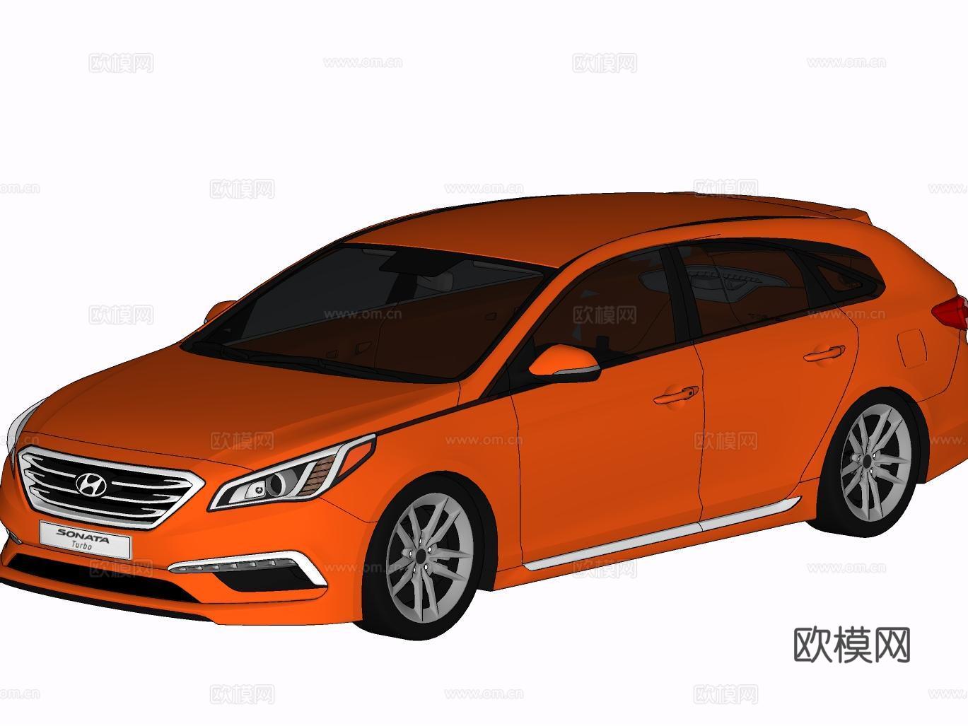 汽车su模型下载（渲染图2）