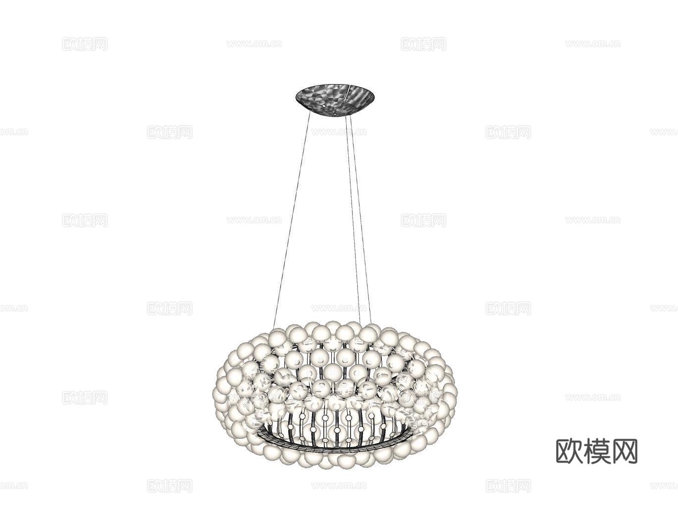 雕塑摆件家具灯具器材设备室外建筑小品su模型下载（渲染图2）