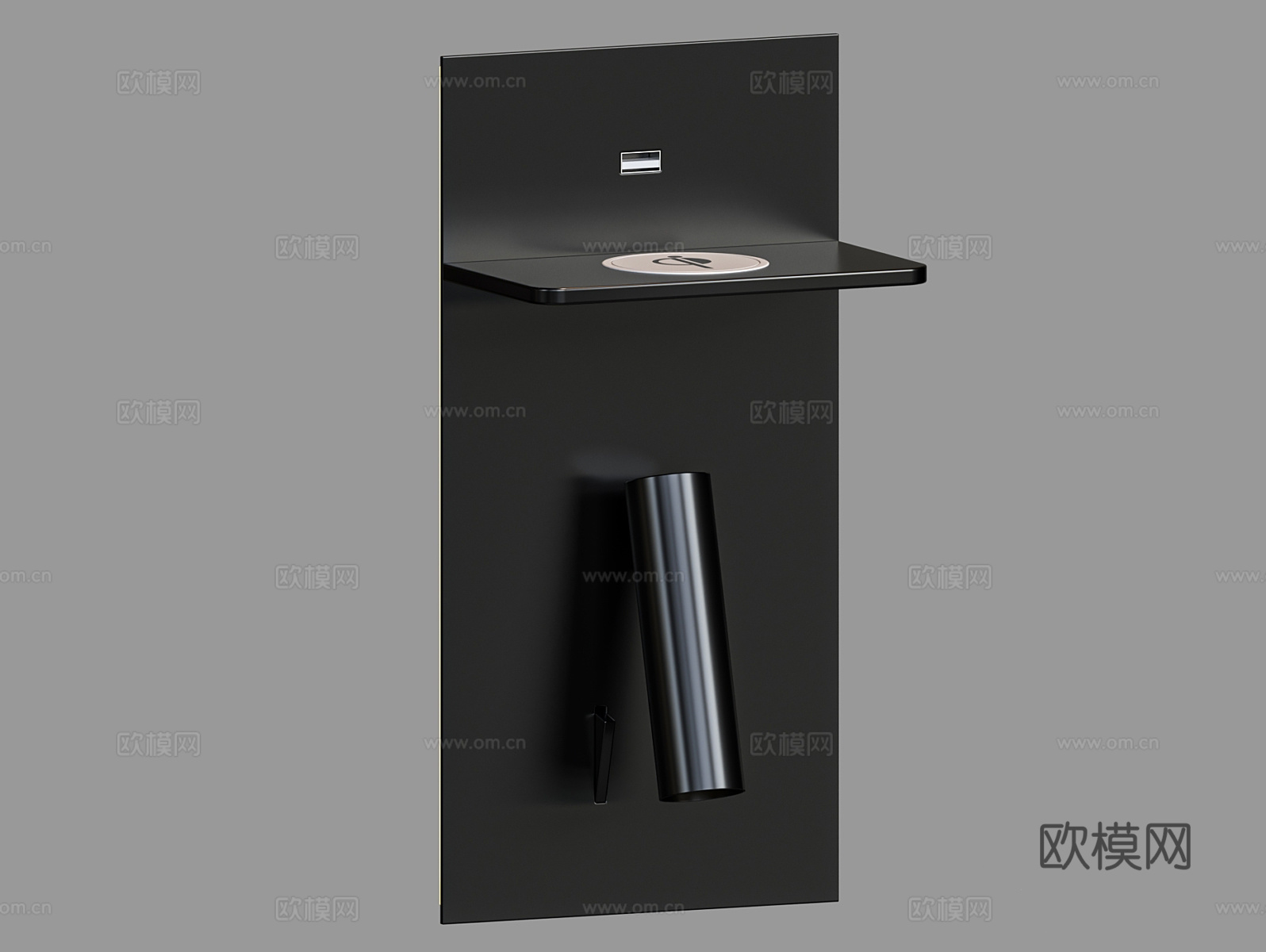 LampsShop手机支架 床头壁灯 阅读灯3d模型下载（渲染图1）