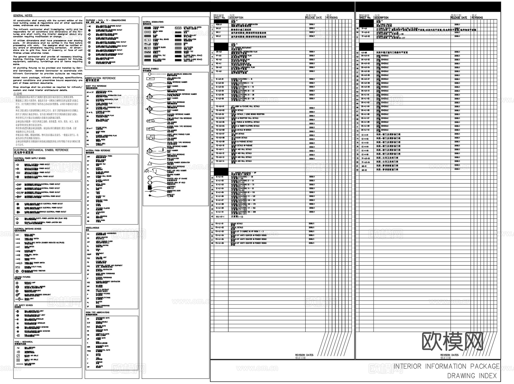 HBA标准制图规范图例图表图框CAD图库图块施工图合集cad施工图