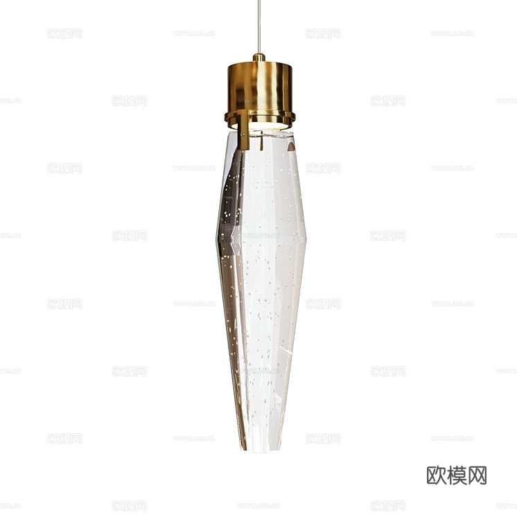 MODELUX 玻璃小吊灯3d模型下载（渲染图3）