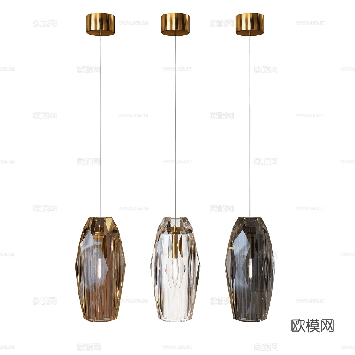 MODELUX 轻奢吊灯3d模型下载（渲染图3）