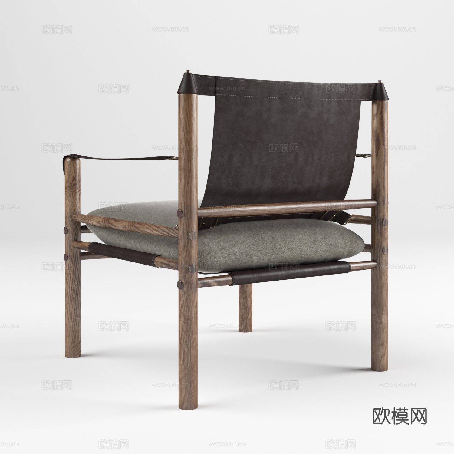 现代休闲椅子3d模型下载（渲染图2）