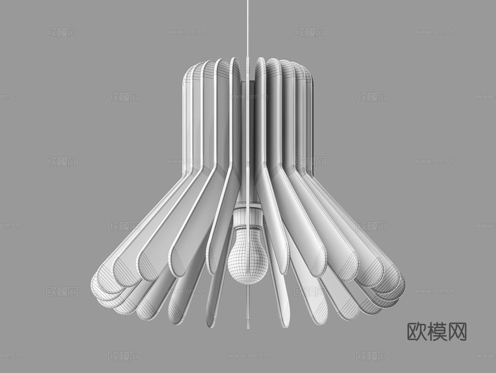 LampsShop 小吊灯3d模型下载（渲染图2）