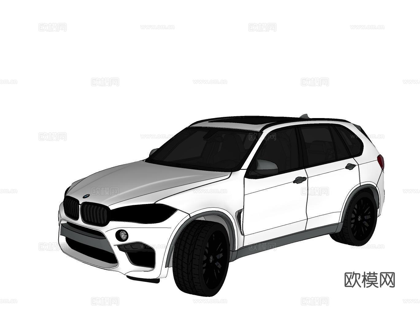 汽车su模型下载（渲染图2）