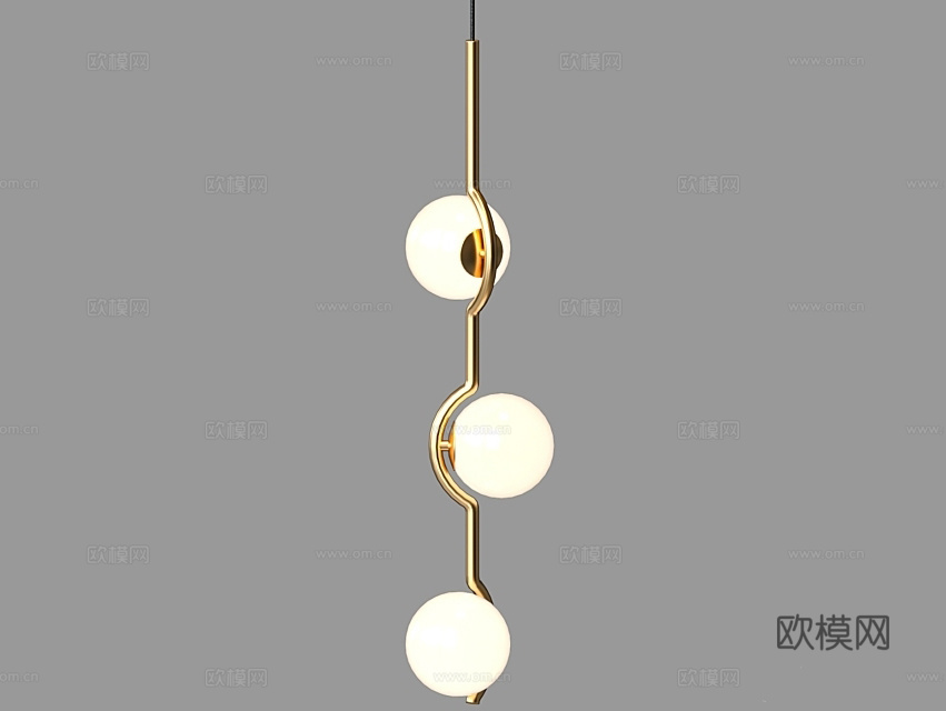 LampsShop 吊灯3d模型下载（渲染图2）