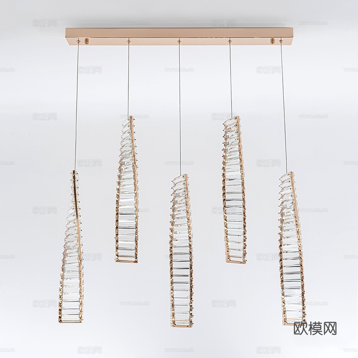MODELUX 轻奢吊灯3d模型下载（渲染图2）