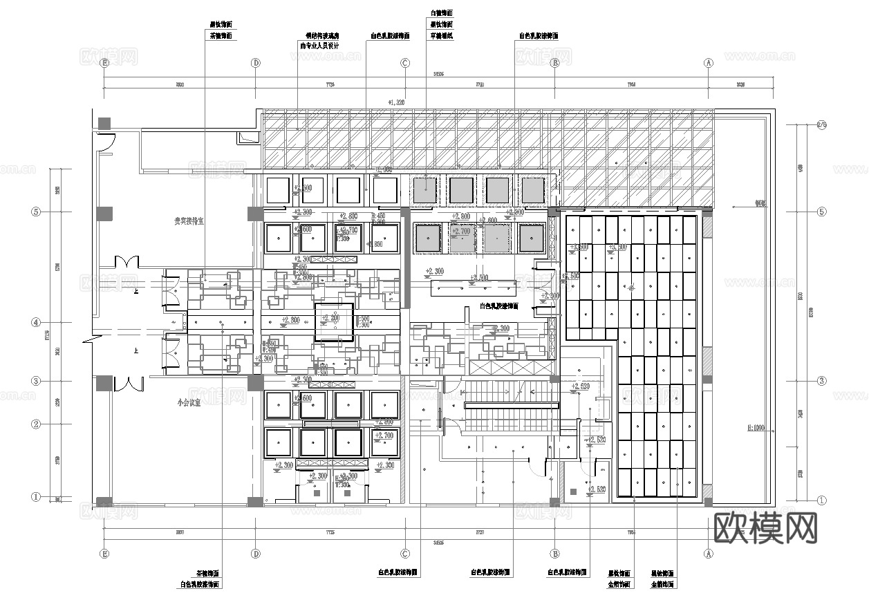 茶楼 茶馆  最新平面施工图合集cad施工图