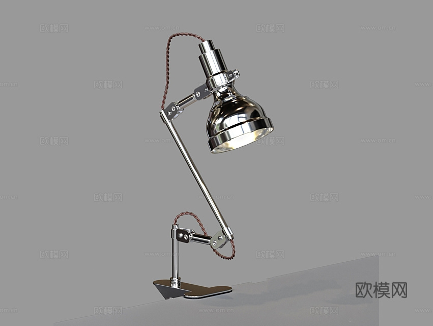 LampsShop 摇臂台灯3d模型下载（渲染图2）