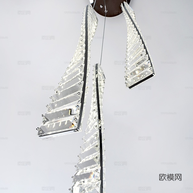 MODELUX 轻奢吊灯3d模型下载（渲染图3）