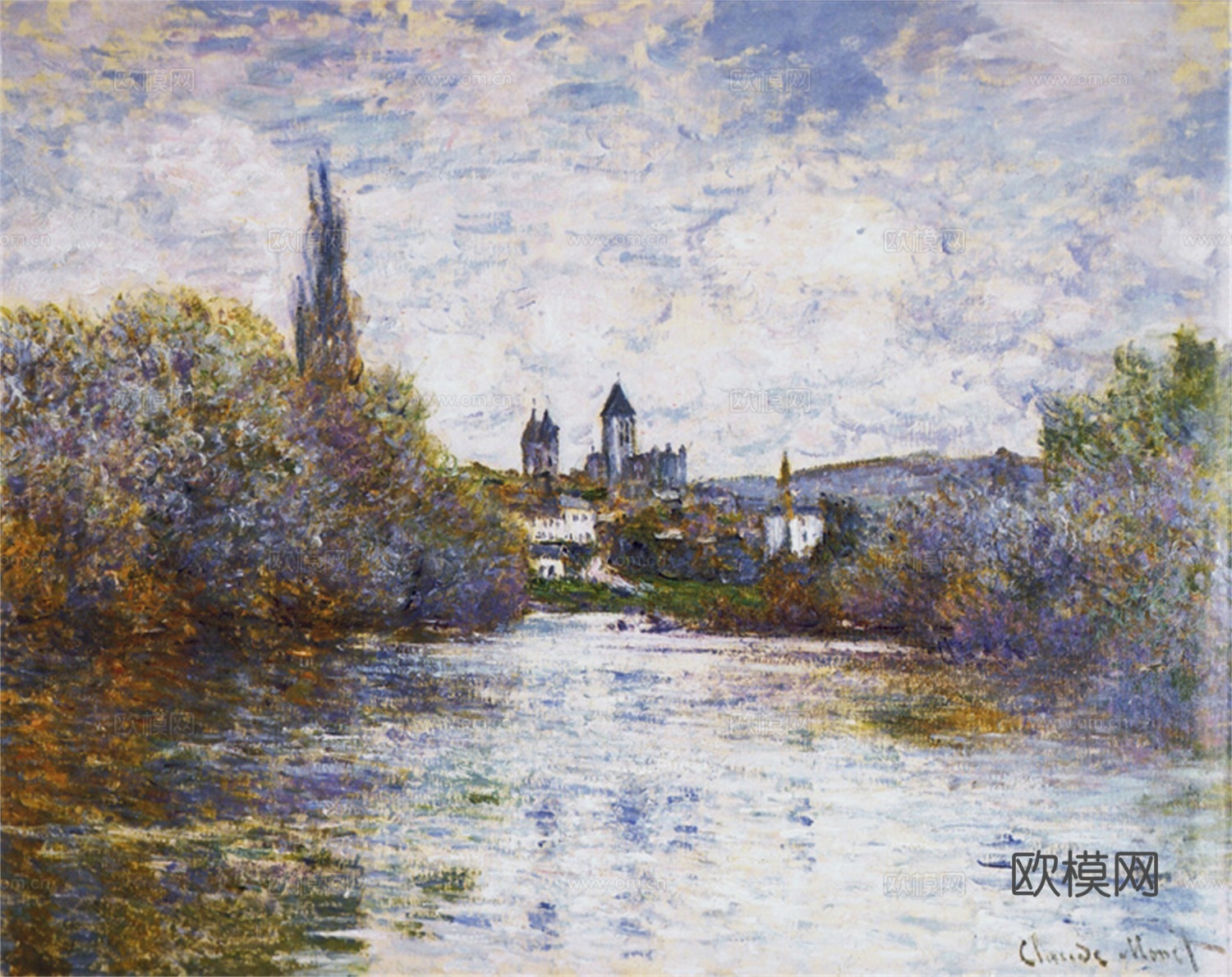 莫奈印象派绘画作品，世界经典名画559-克劳德