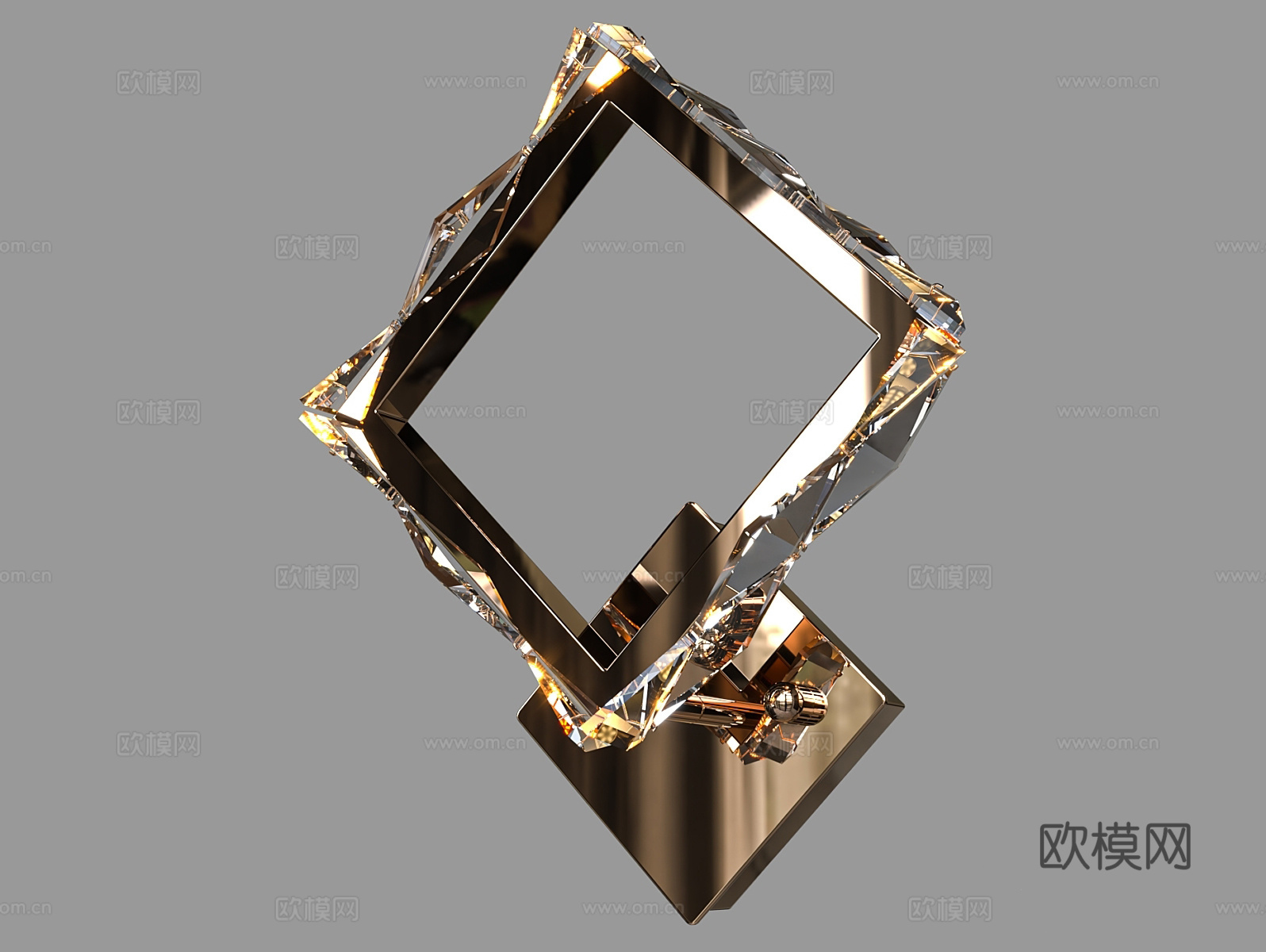 LampsShop 轻奢壁灯3d模型下载（渲染图2）