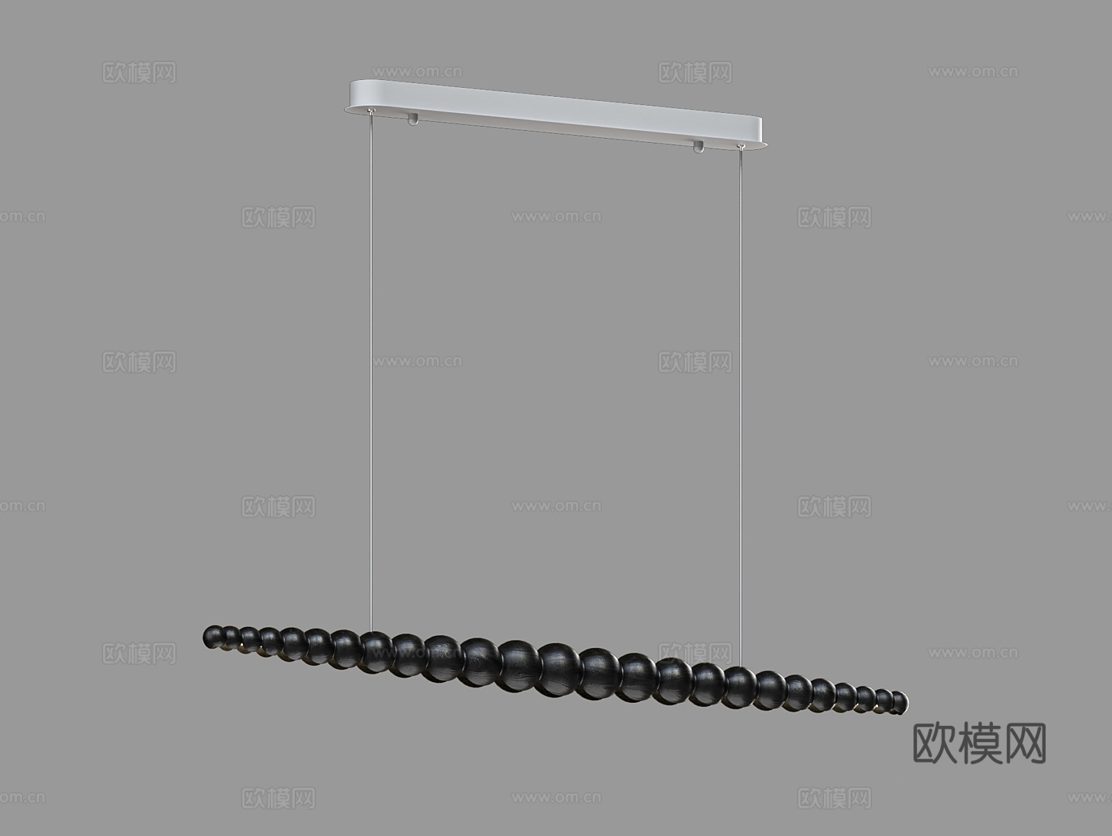 LampsShop 串珠吊灯3d模型下载（渲染图4）