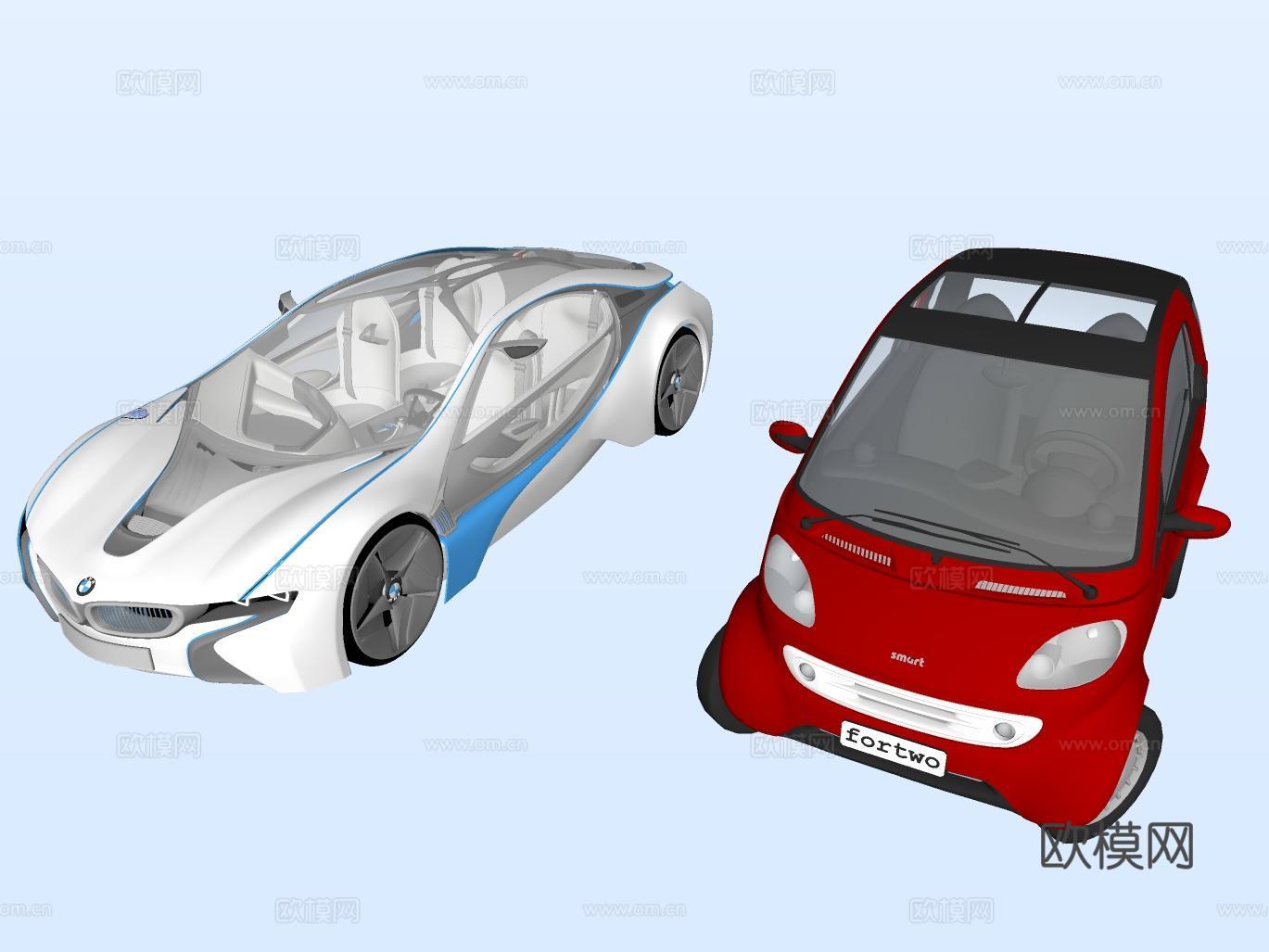汽车su模型下载（渲染图2）