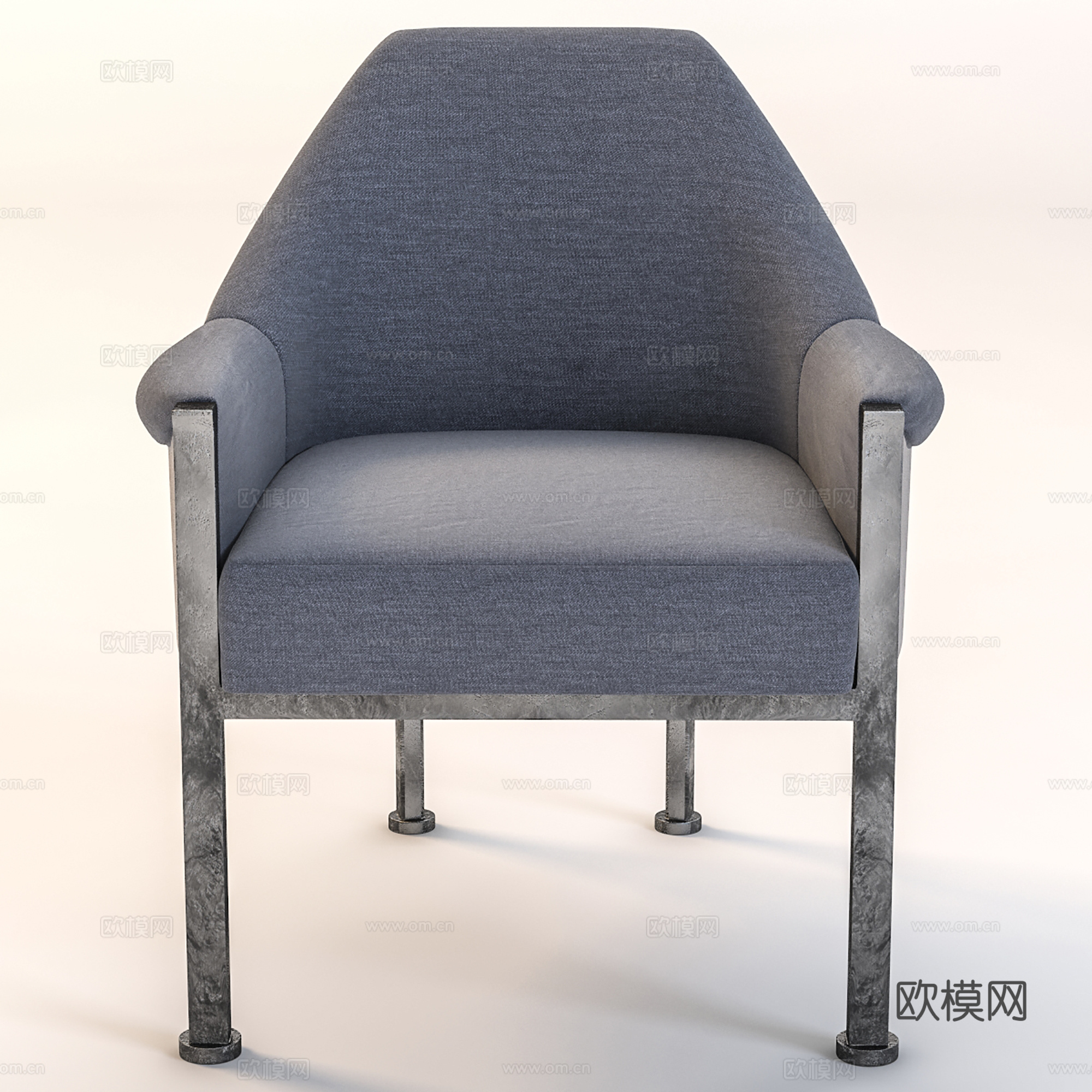 现代休闲椅子3d模型下载（渲染图2）