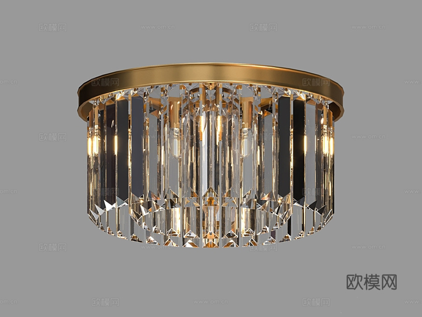 LampsShop 吸顶灯3d模型下载（渲染图3）