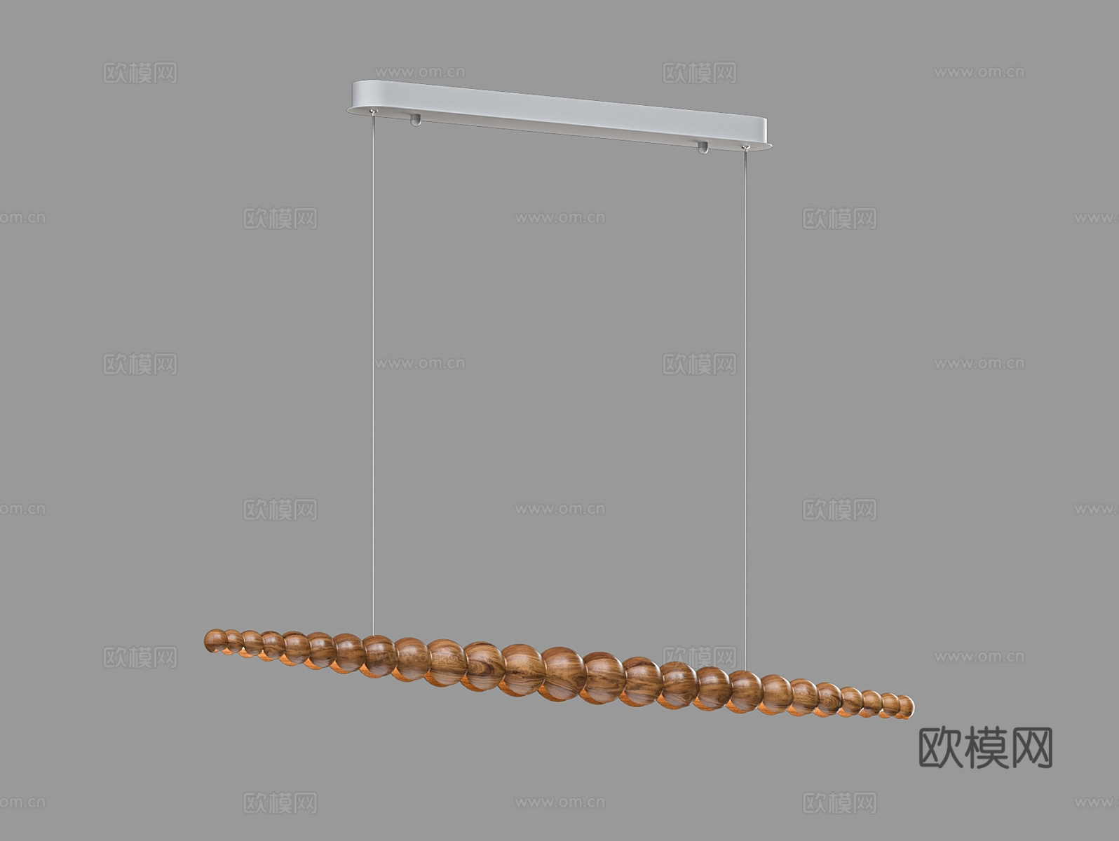 LampsShop 串珠吊灯3d模型下载（渲染图3）