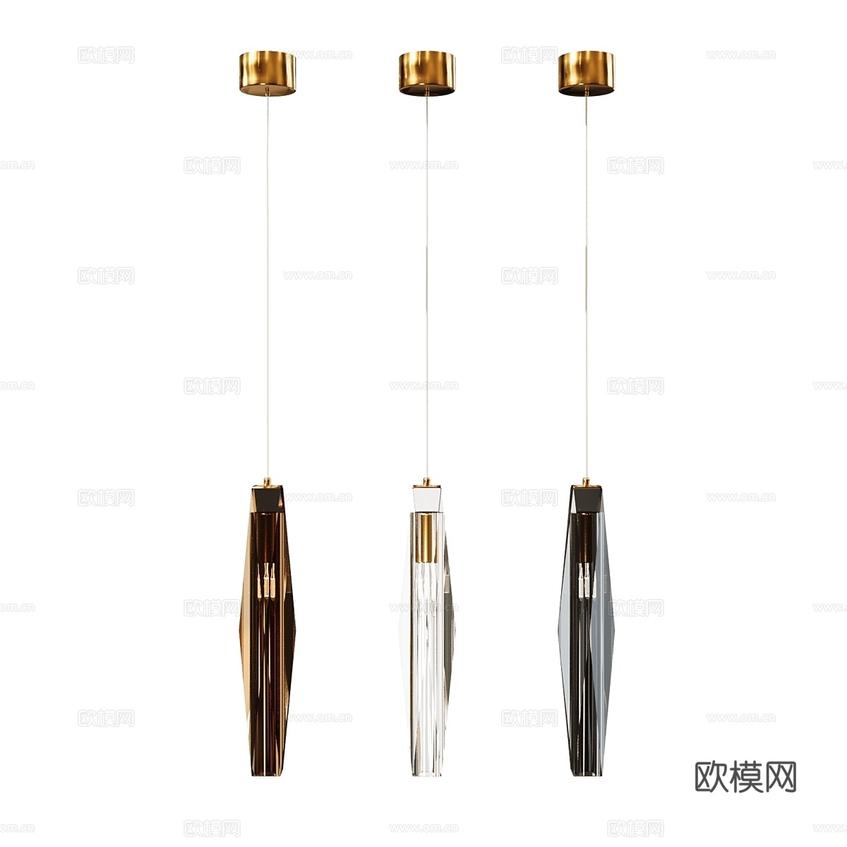 MODELUX 轻奢吊灯3d模型下载（渲染图3）