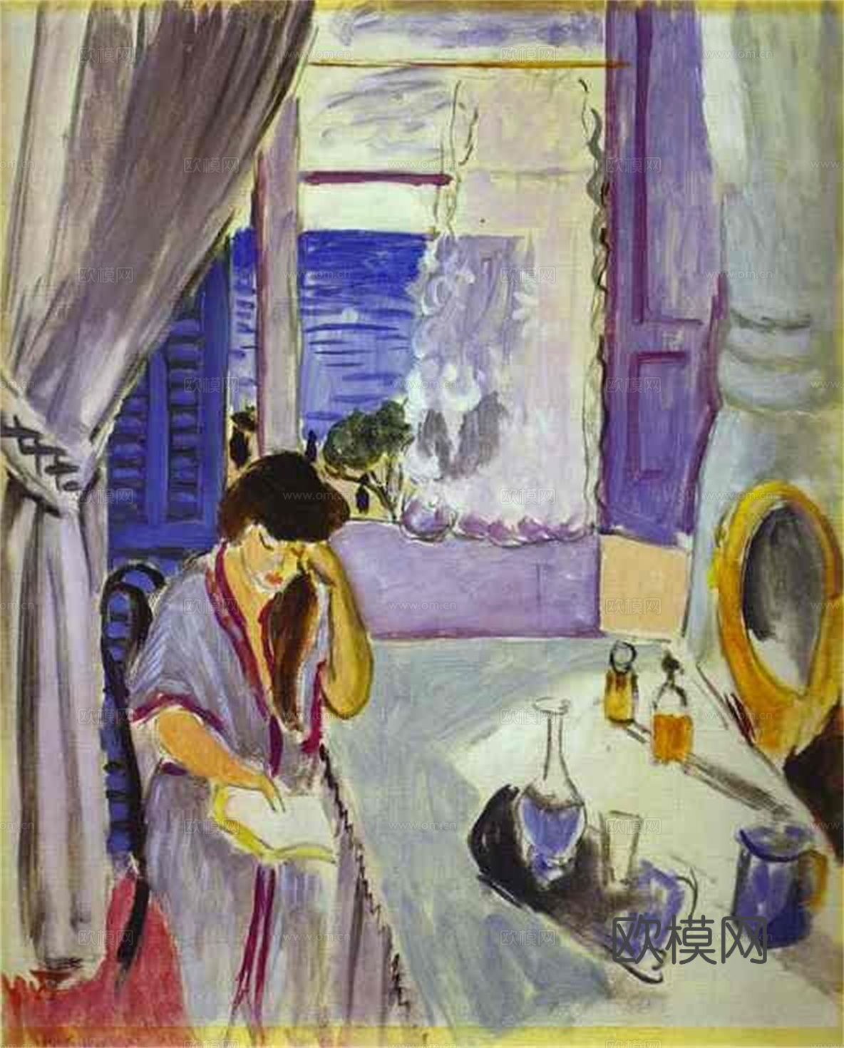 马蒂斯野兽派绘画作品，现代世界经典名画，抽象画139 马蒂斯下载