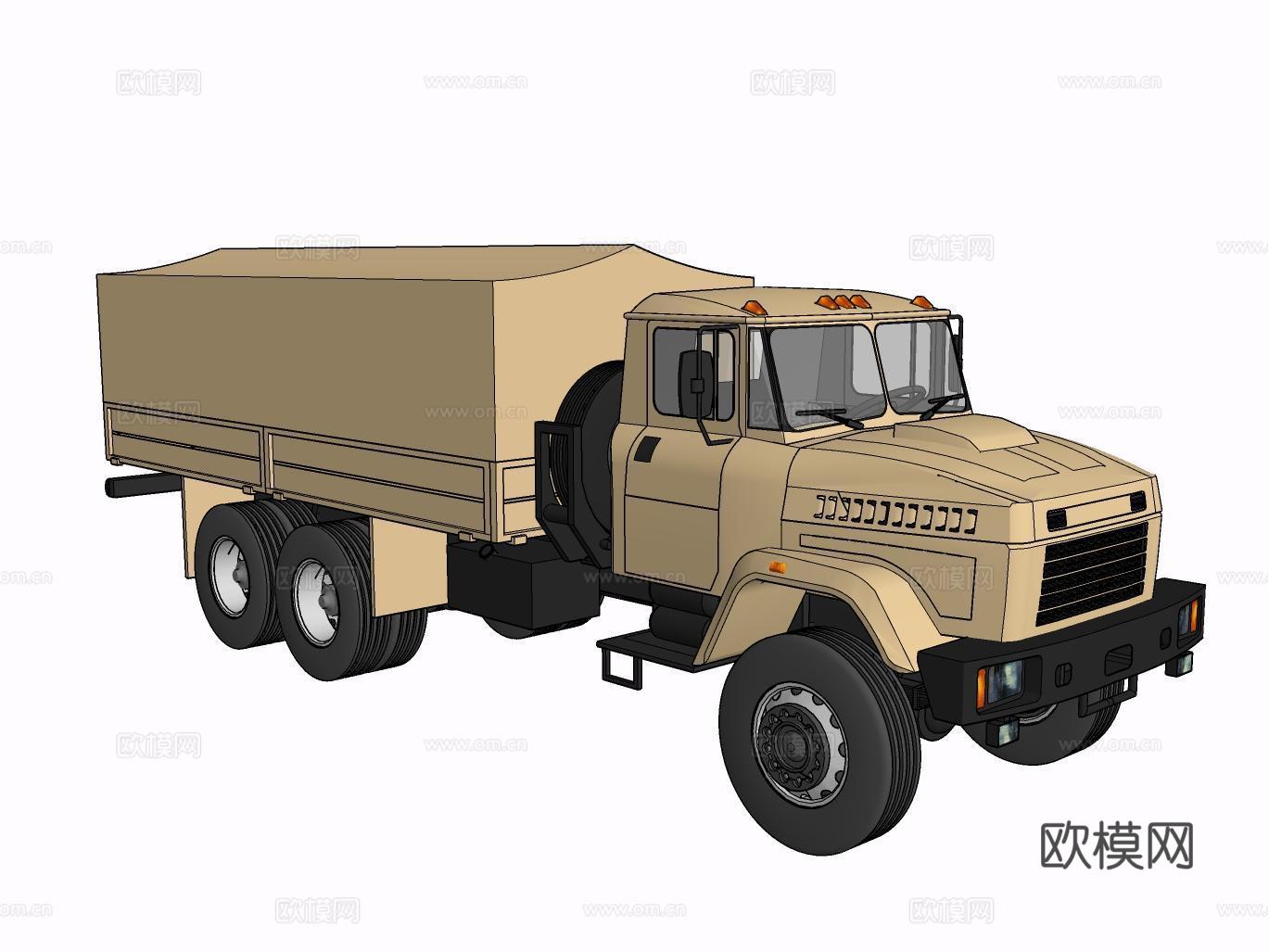 卡车su模型