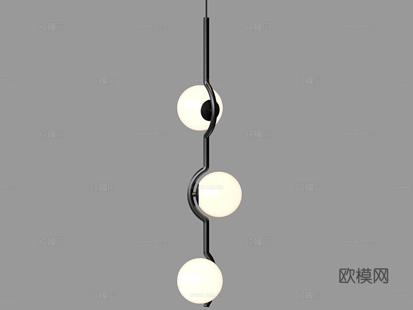 LampsShop 吊灯3d模型下载（渲染图1）