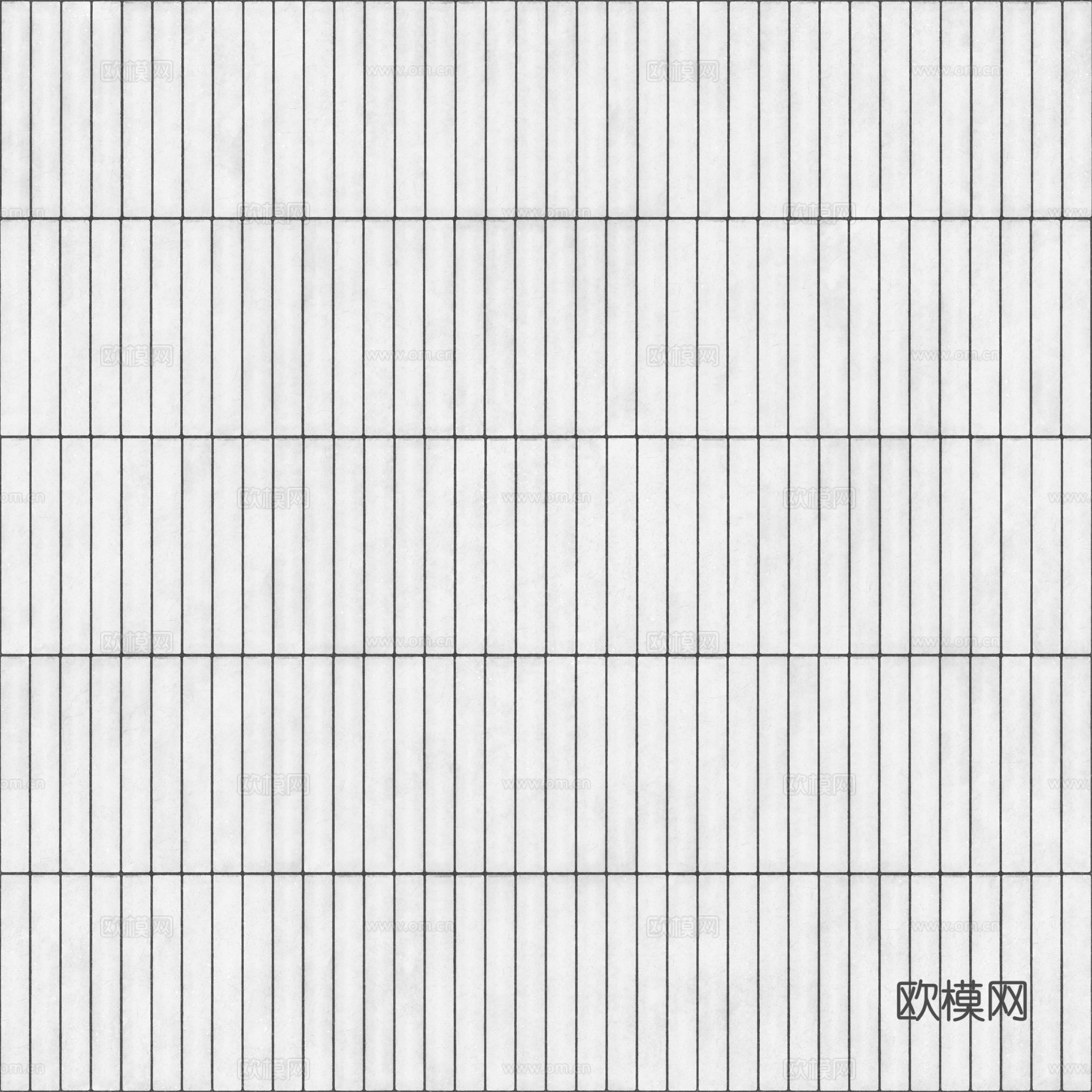 白色Yubi陶瓷亮面瓷砖纹理