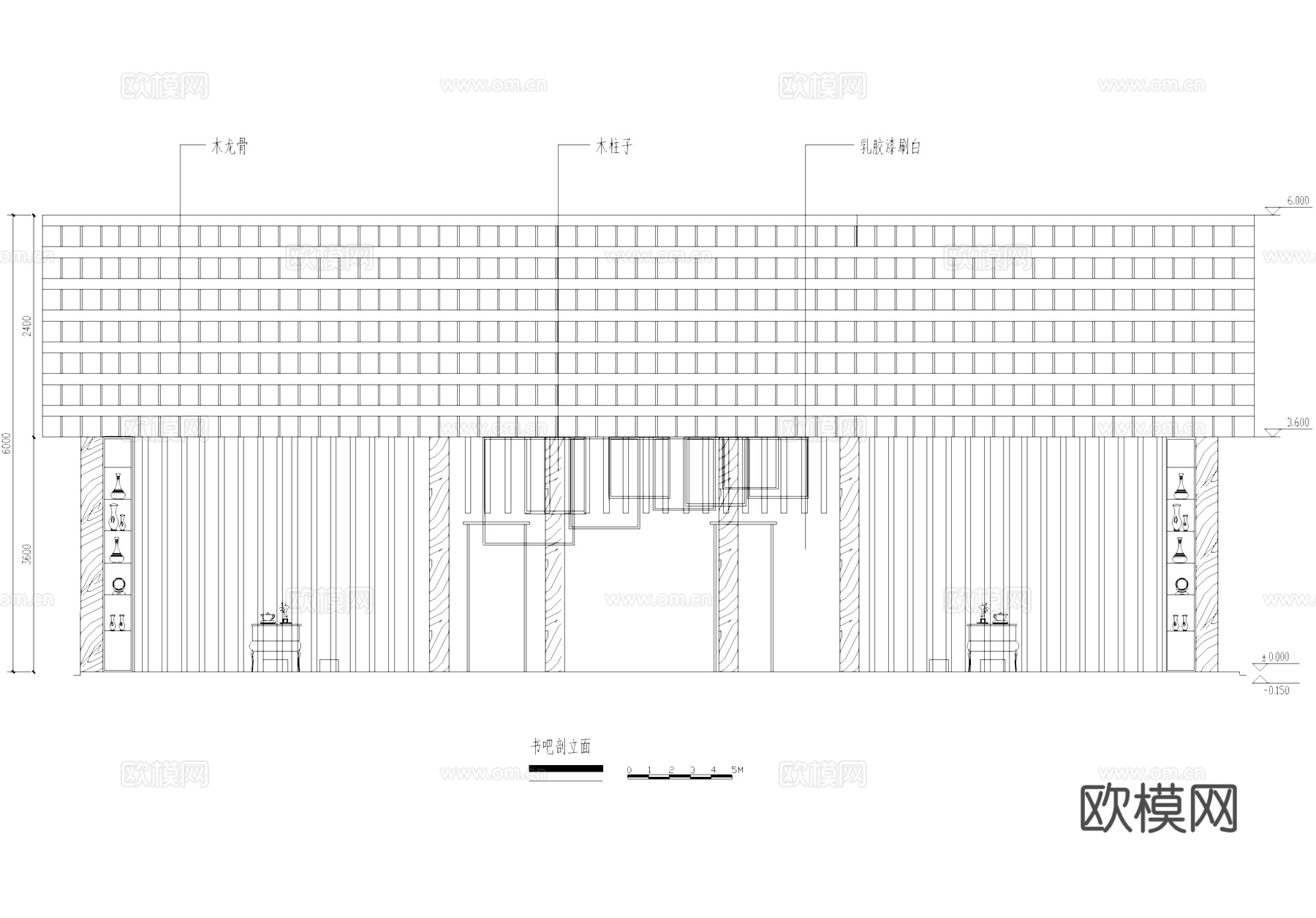 民宿酒店室内工装CAD施工图cad施工图