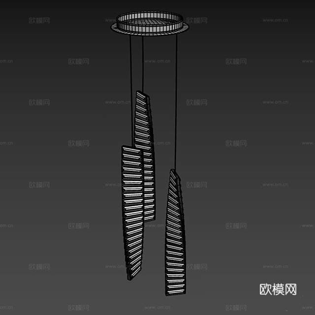 MODELUX 轻奢吊灯3d模型下载（渲染图5）