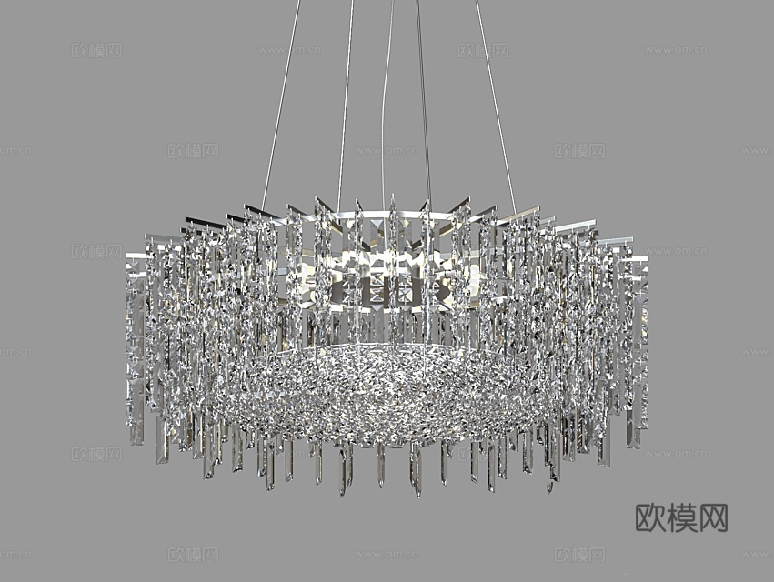 LampsShop 水晶吊灯3d模型下载（渲染图4）