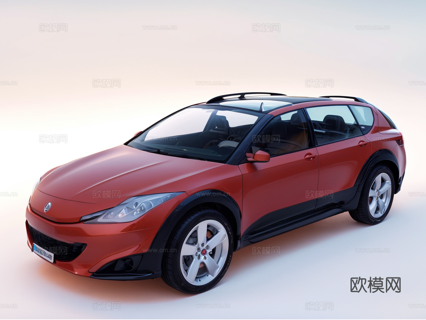 汽车su模型下载（渲染图1）