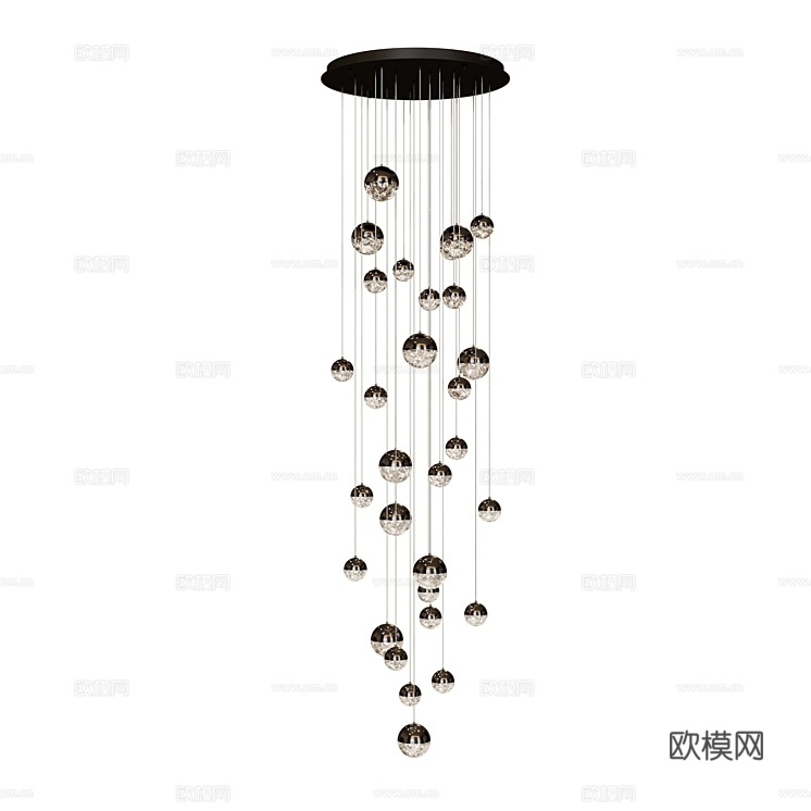 MODELUX 装饰灯 吸顶灯3d模型下载（渲染图1）