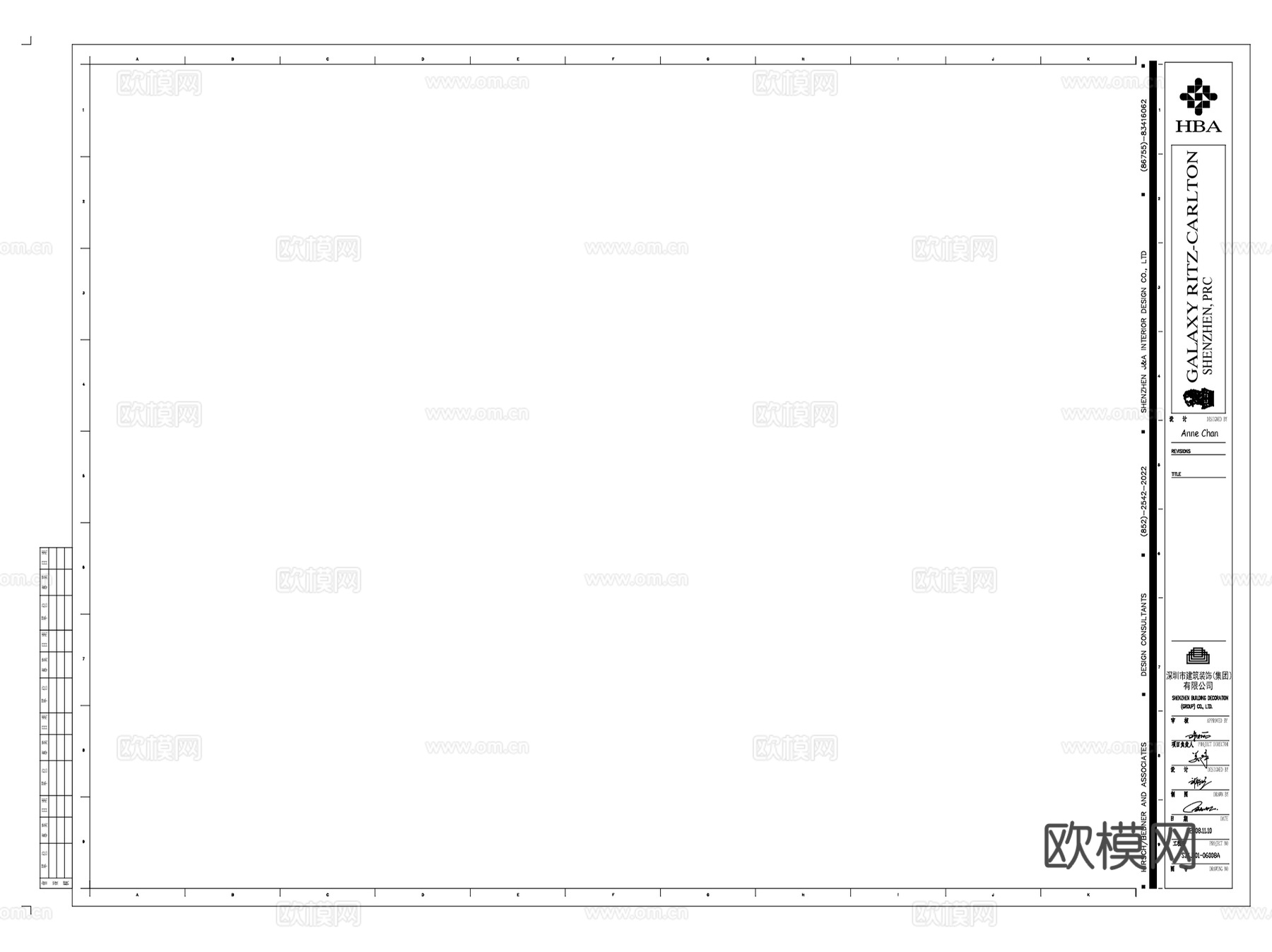 HBA标准制图规范图例图表图框CAD图库图块施工图合集cad施工图