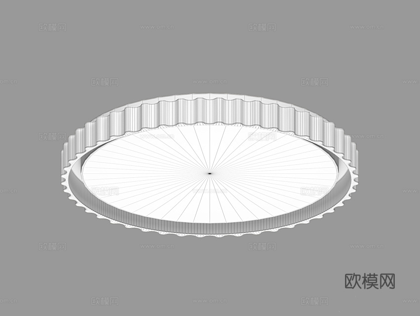 LampsShop 圆形吸顶灯3d模型下载（渲染图3）