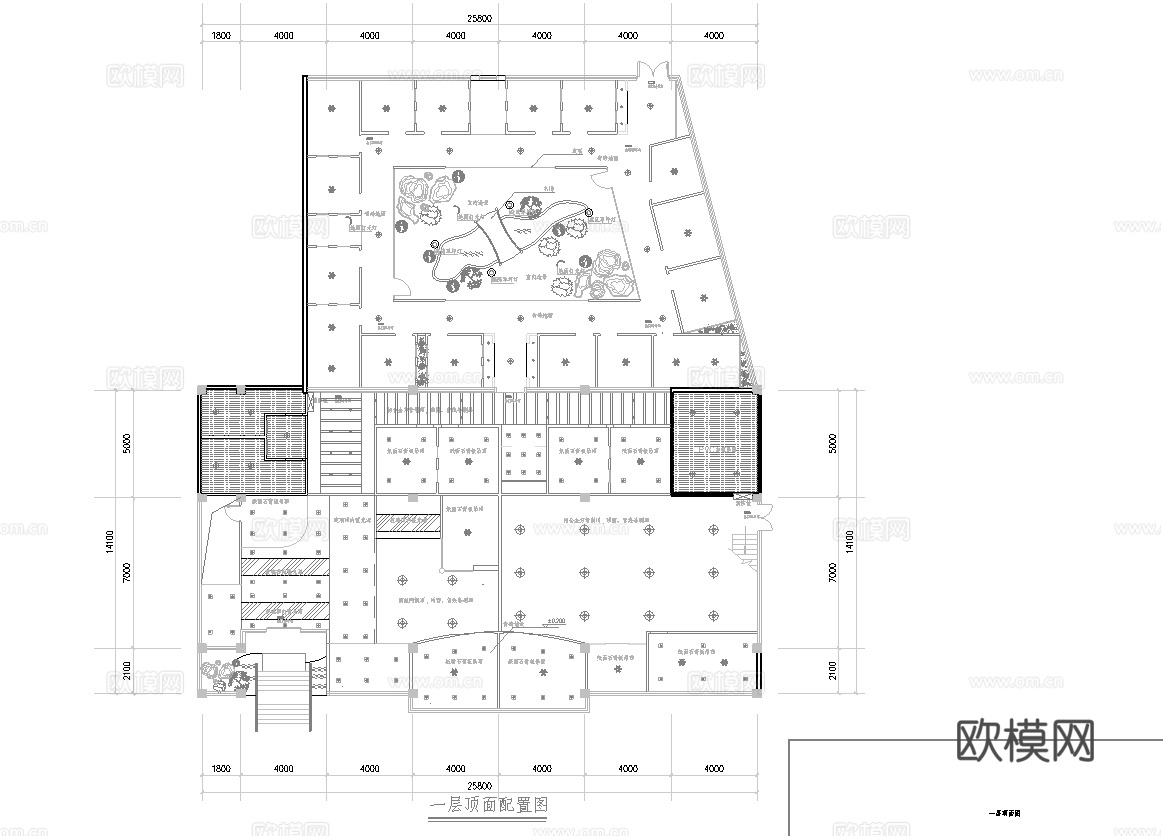 茶楼 茶馆  最新全套施工图合集cad施工图