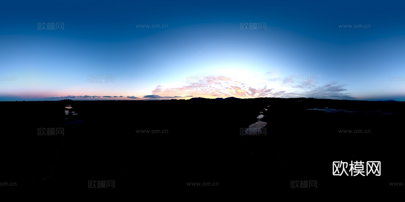 户外天空绿地HDR