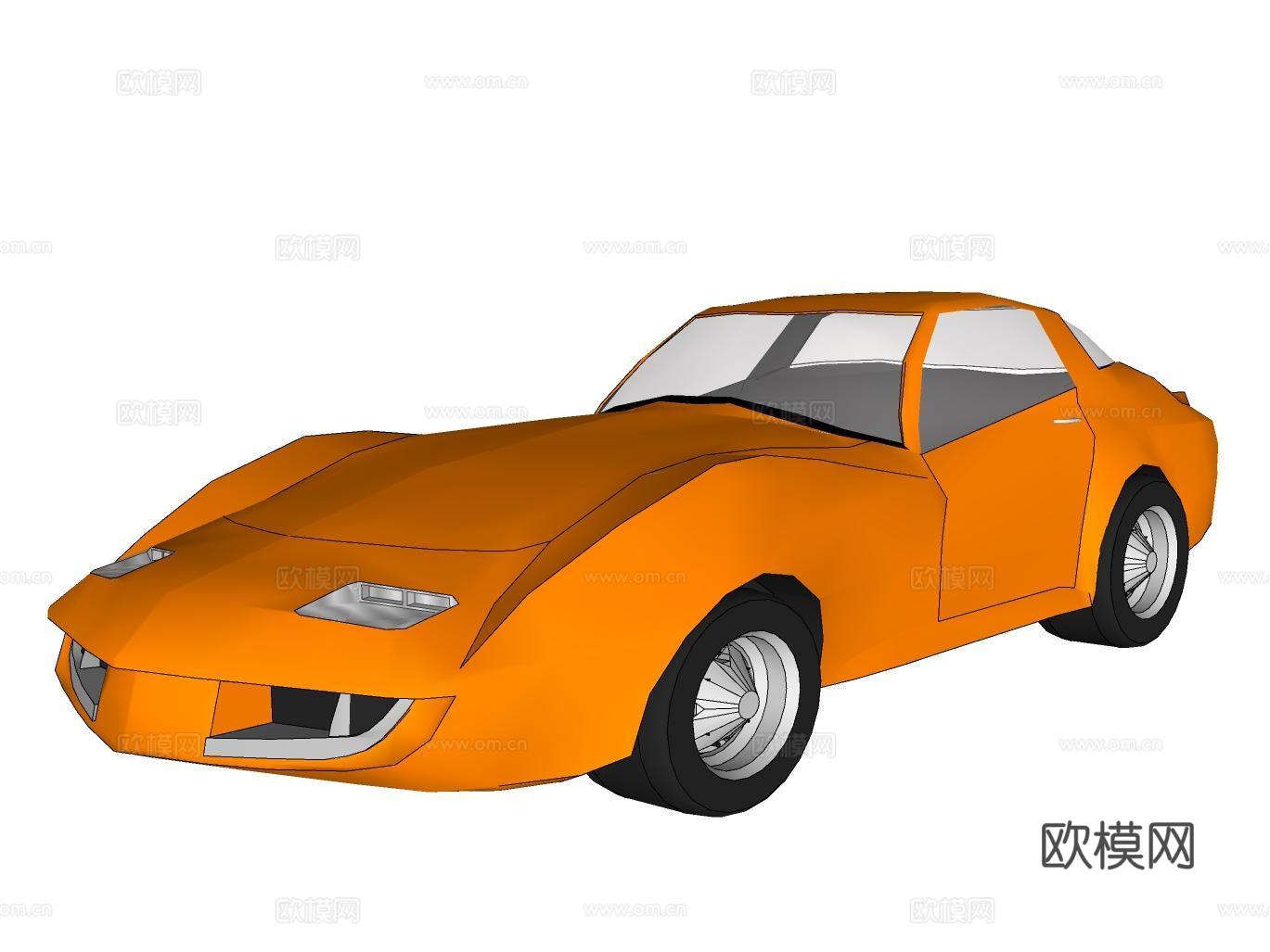 汽车su模型下载（渲染图2）
