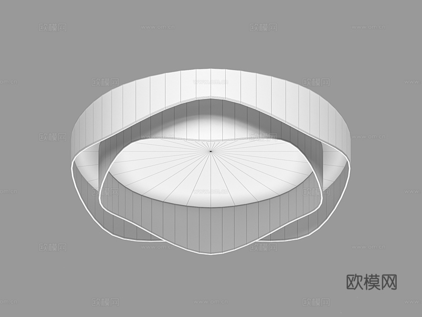 LampsShop 吸顶灯3d模型下载（渲染图2）