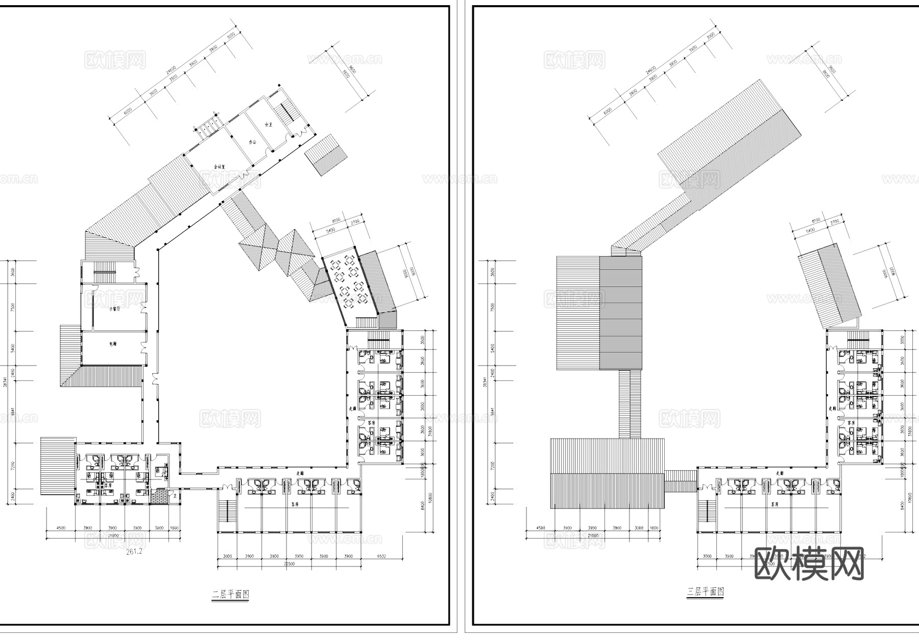 民宿客栈建筑CAD施工图cad施工图