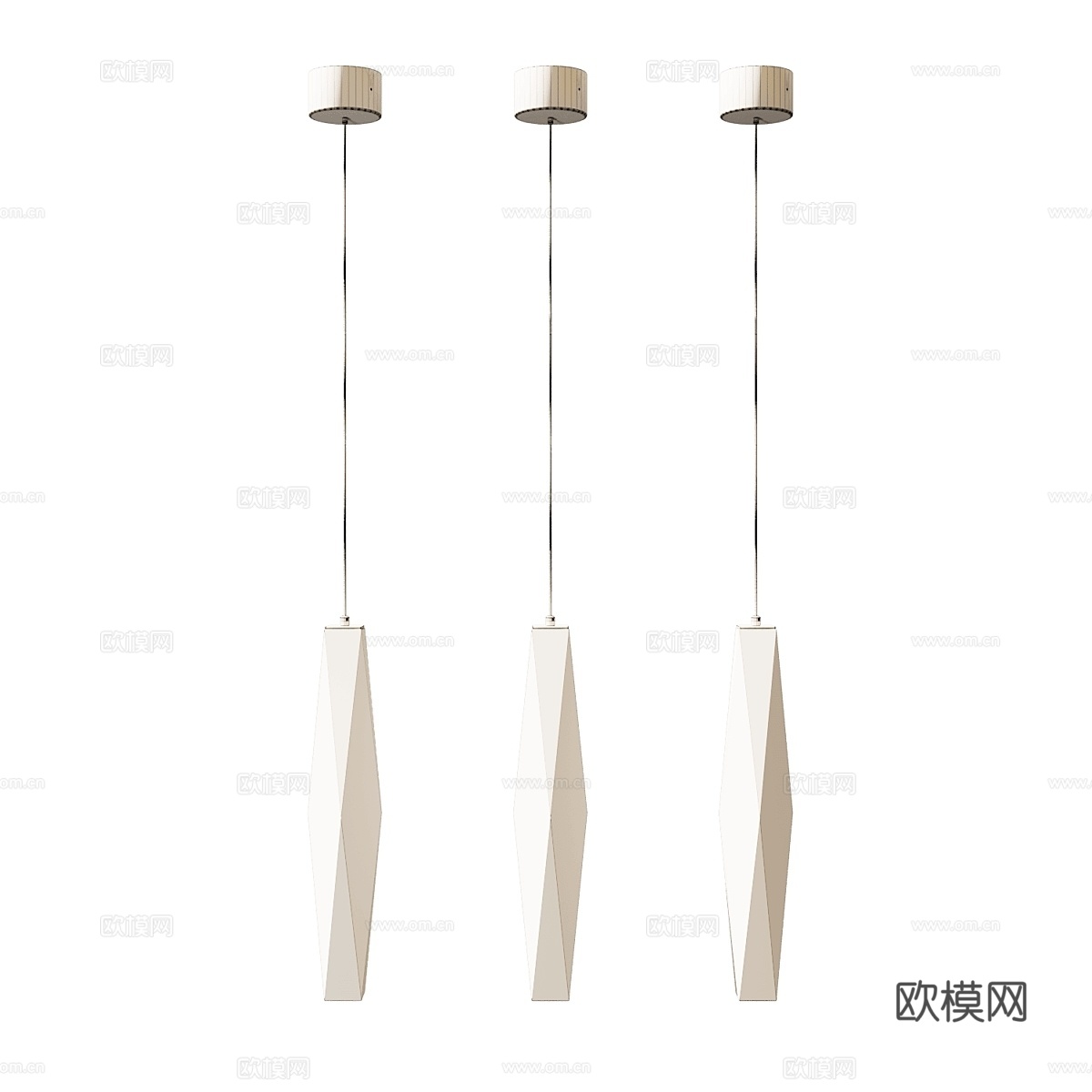 MODELUX 轻奢吊灯3d模型下载（渲染图2）