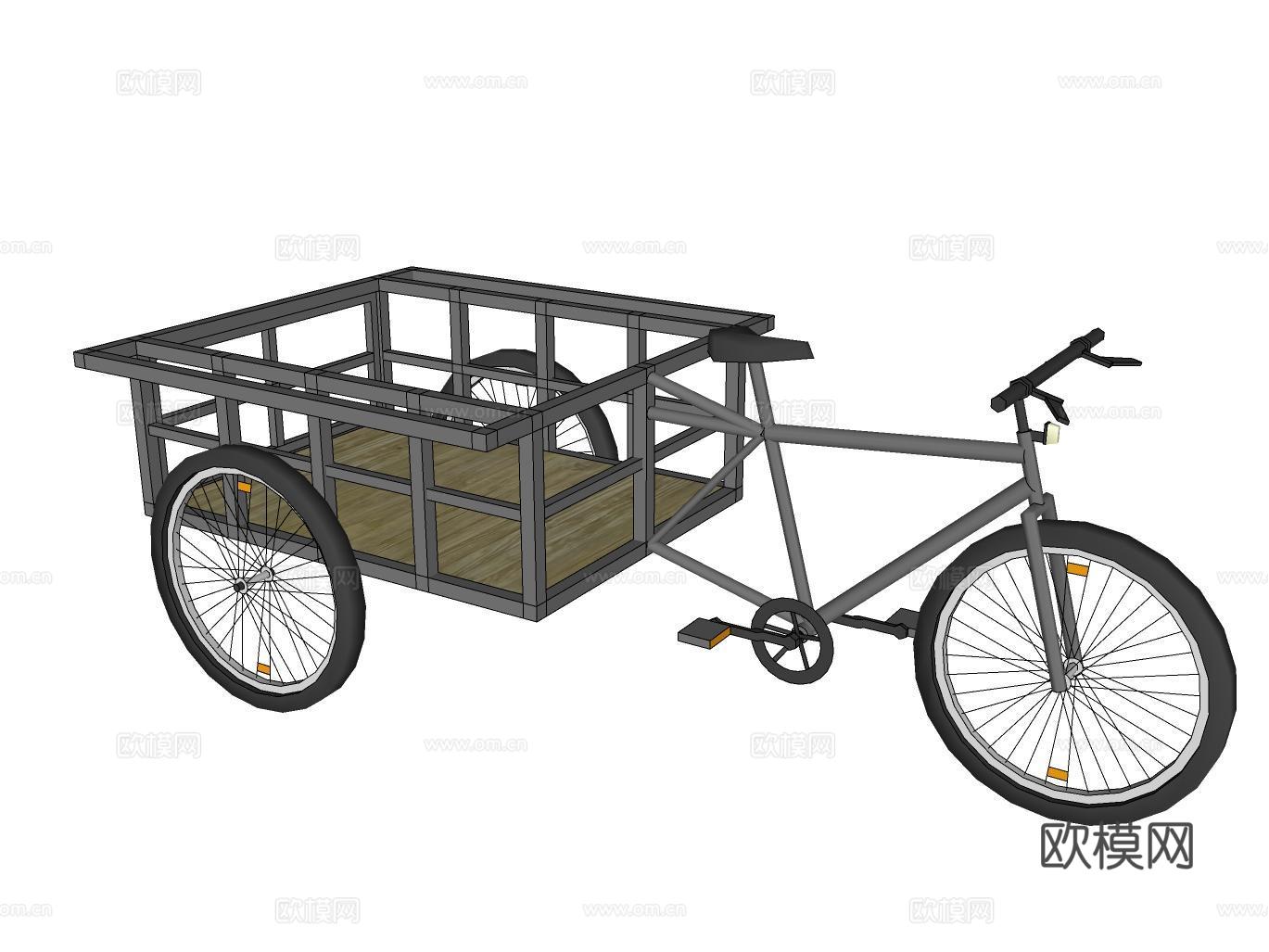 自行车su模型