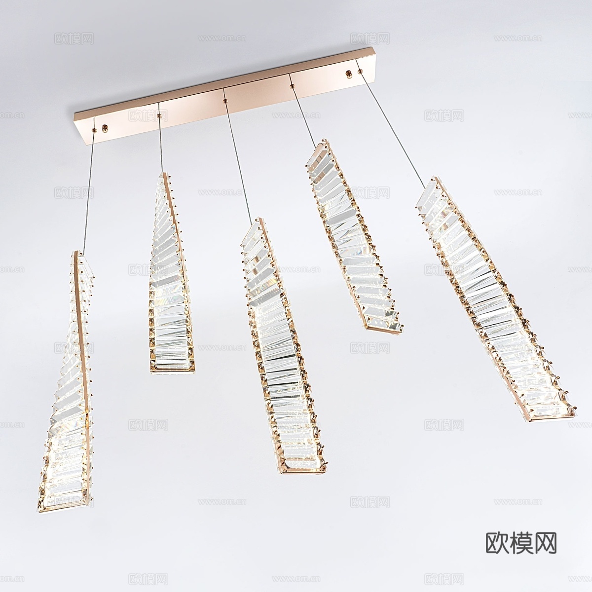 MODELUX 轻奢吊灯3d模型下载（渲染图3）