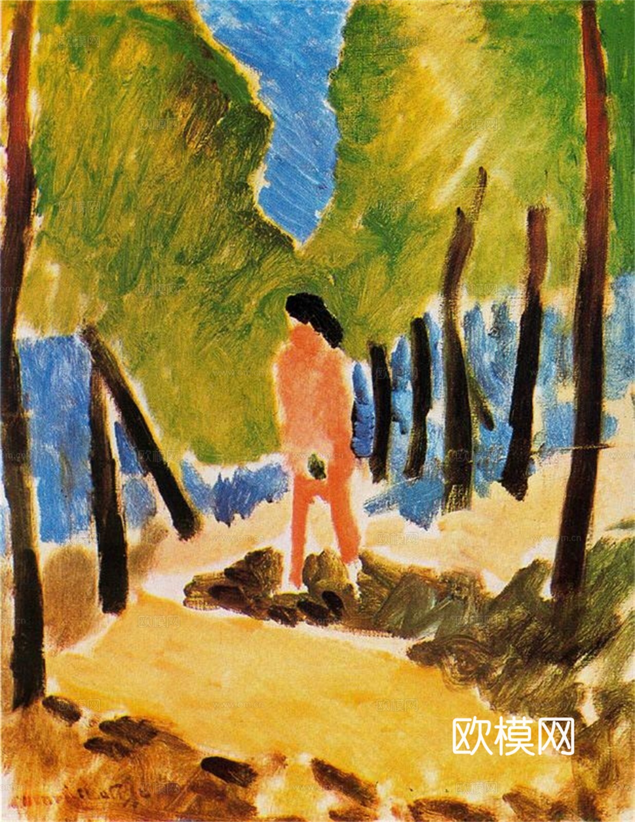 马蒂斯野兽派绘画作品，现代世界经典名画，抽象画120 马蒂斯下载