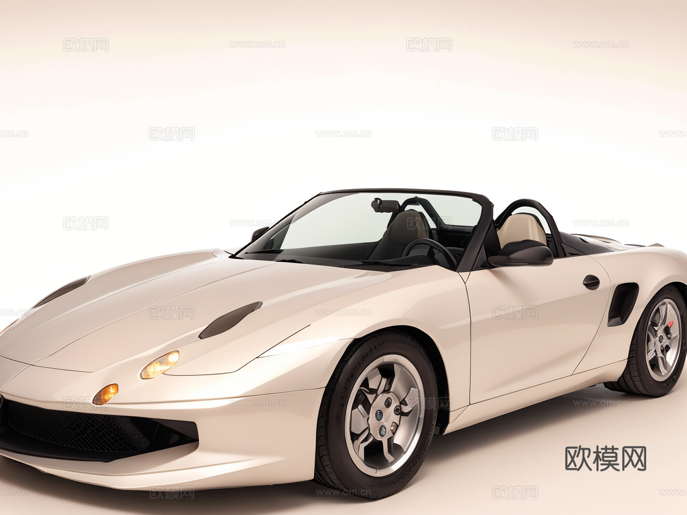 汽车su模型下载（渲染图1）