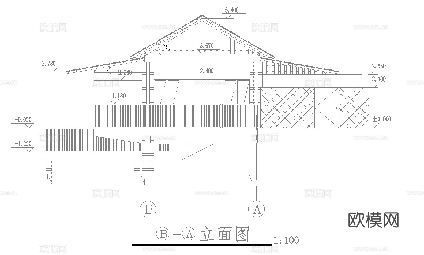 茶楼 茶馆  最新全套施工图合集cad施工图