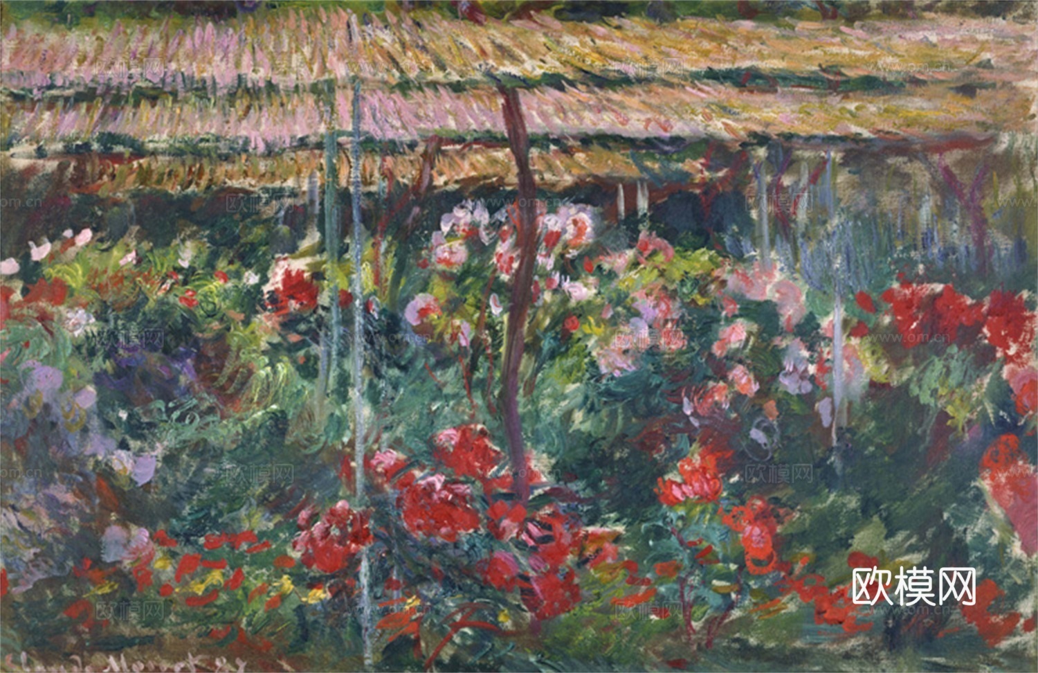 莫奈印象派绘画作品，世界经典名画232-克劳德下载